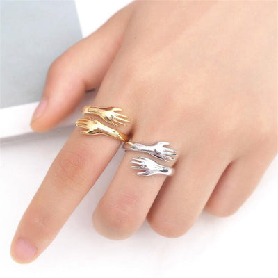Creative Gold And Silver Personality Ring