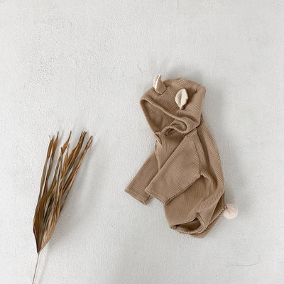 Cute Rabbit Bear Long-sleeved One-piece Ass Clothing Climbing Clothes