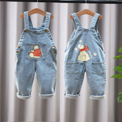 Children's Pants, Baby Children's Overalls, Jeans, Children's Clothing, Children's Pants, Boys And Girls' Cotton Trousers Cover