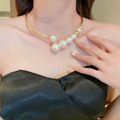 Retro Geometric French Fashion Niche Minimalist Temperament Choker For Women