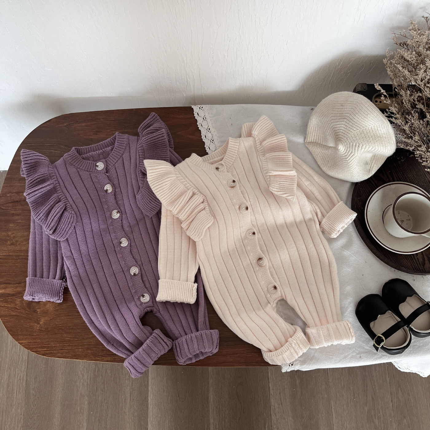 Fashion Personalized Knitted Baby Autumn Clothing Jumpsuit