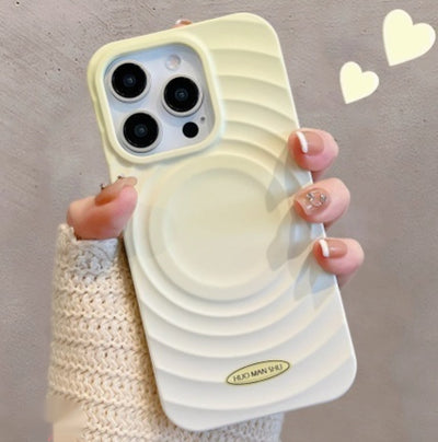 Personalized Gradient Ripple Circle For 15 Phone Cases