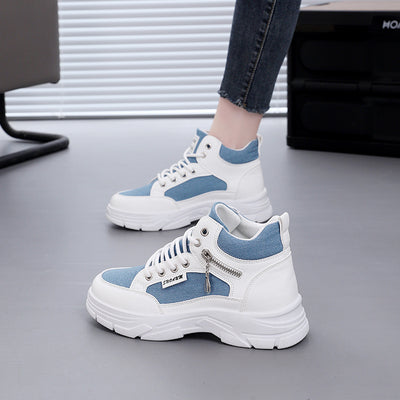 Spring And Autumn Platform Casual Skateboard Shoes Women