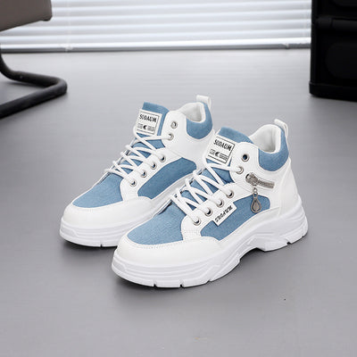 Spring And Autumn Platform Casual Skateboard Shoes Women