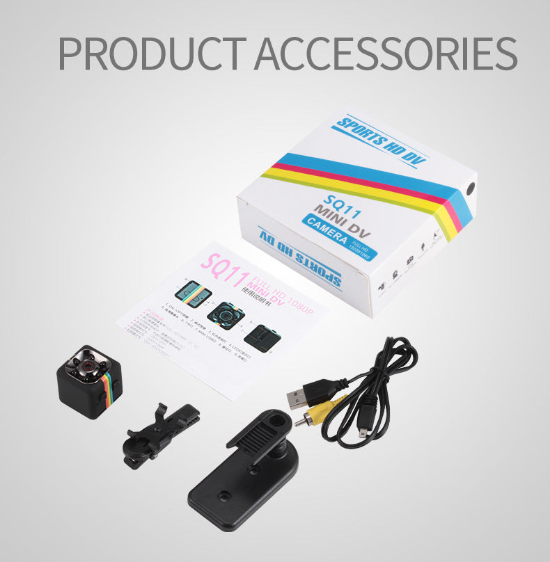 SQ11 HD 1080P DV super mini camera infrared night vision