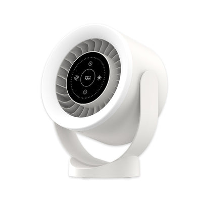 Desktop Adjustable Fan Light Rechargeable Wall Mount Table Fan Light Led Display Air Circulation Cooling USB Table Fan Light