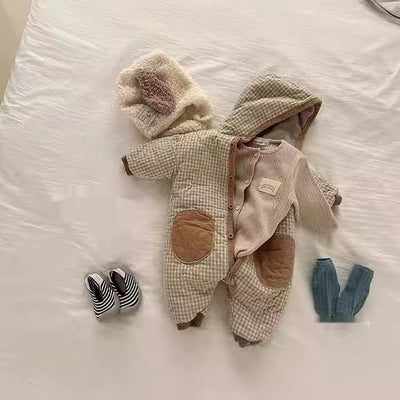 Baby Jumpsuit Cotton Padded Clothes Romper