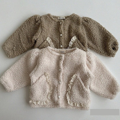 Plush Thickened Coat Children's Winter Warm Clothes