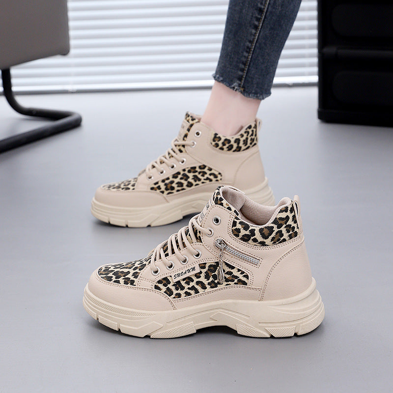 Spring And Autumn Platform Casual Skateboard Shoes Women