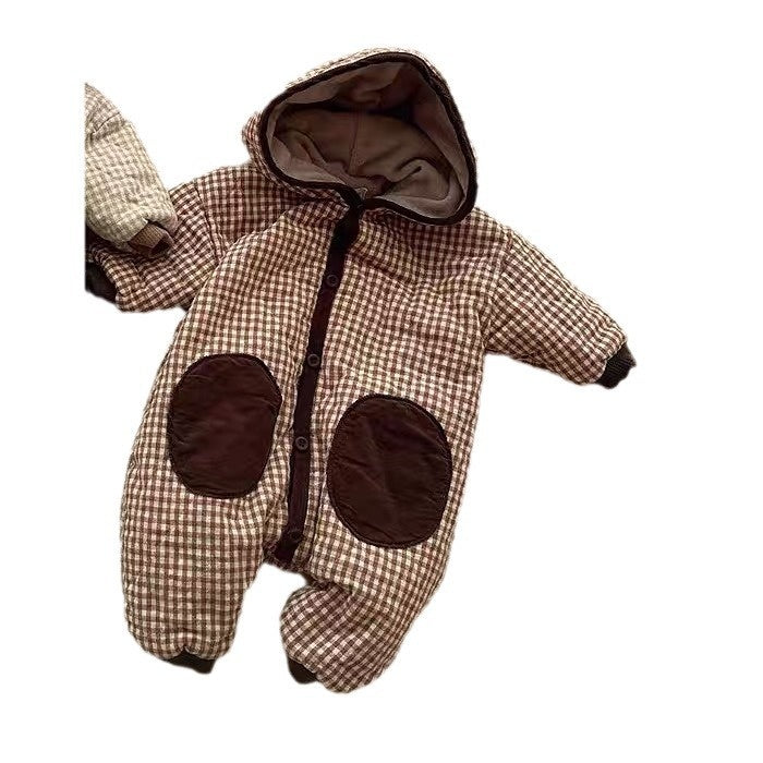 Baby Jumpsuit Cotton Padded Clothes Romper