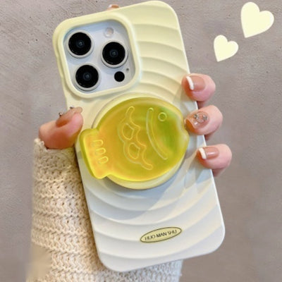 Personalized Gradient Ripple Circle For 15 Phone Cases