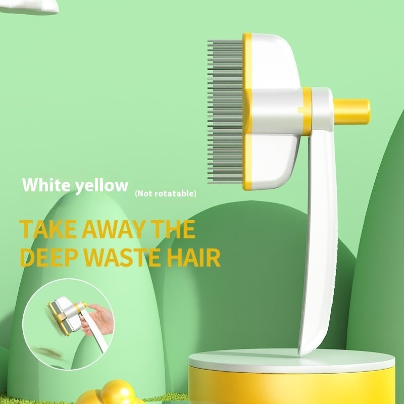 Cat Comb Tie Removal Floating Hair Magic Long Hair Pet Self-Cleaning Row Dog Cat Comb Grooming Supplies Flea Removal Brush Pets Products