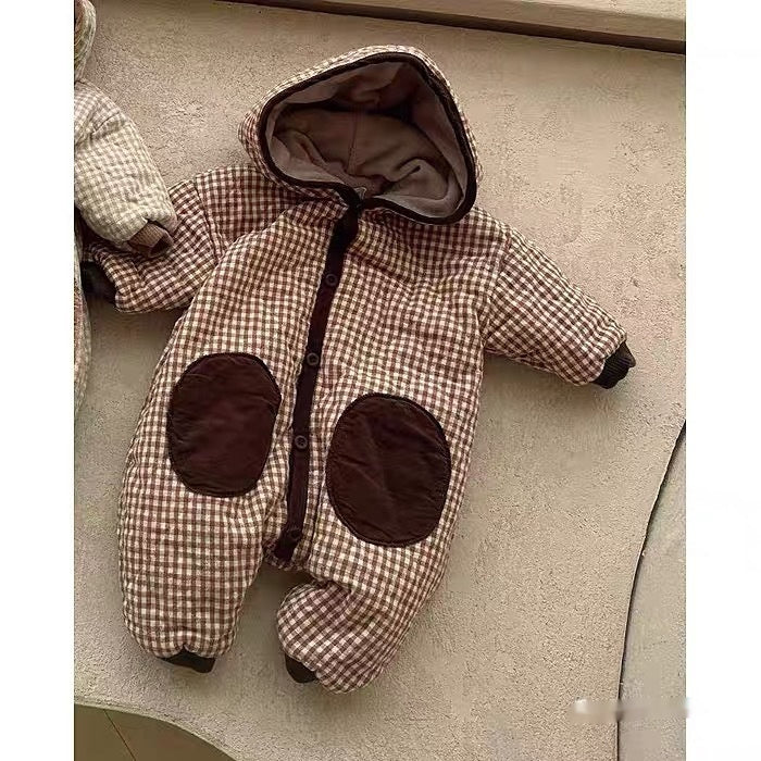 Baby Jumpsuit Cotton Padded Clothes Romper