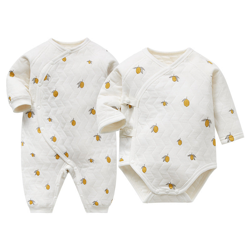 Children's Clothing Long Sleeve Bag Fart Triangle Romper