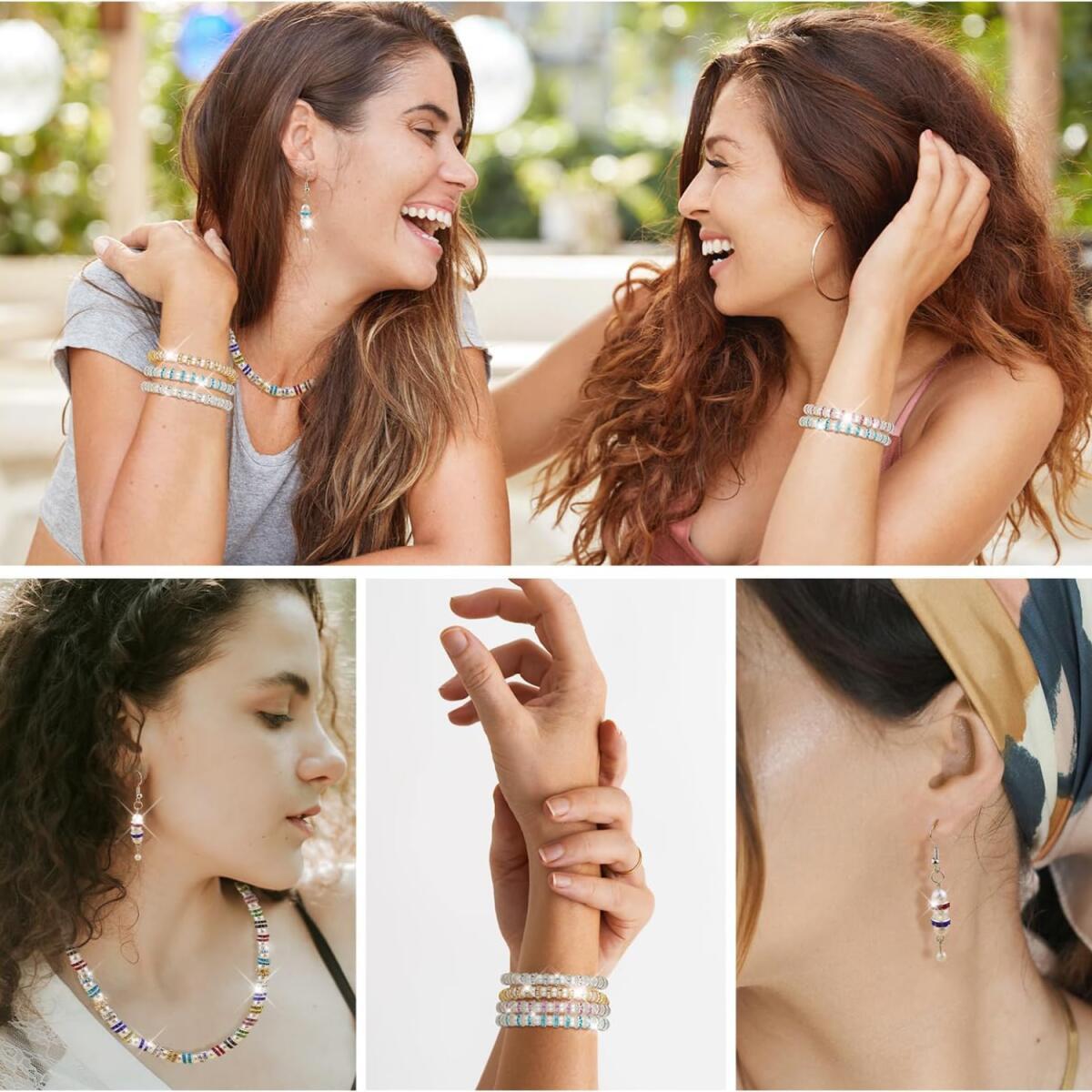 1Box 12Colors Rondelle Spacer Beads