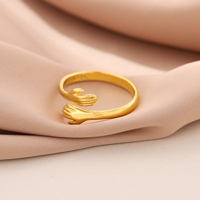 Creative Gold And Silver Personality Ring