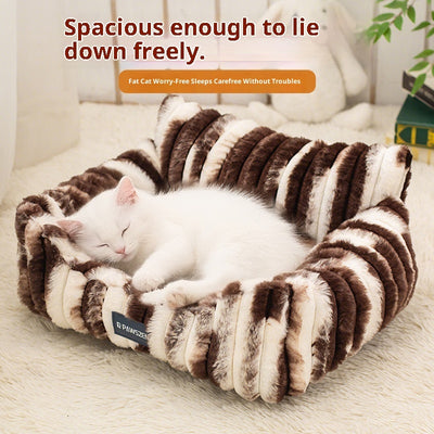 Large Pet Sofa Bed Plush Pet Bed