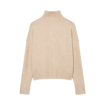 Temperamentally Soft Stand Collar Sweater